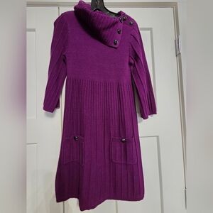 Style & Co. Women's Purple Knit Dress